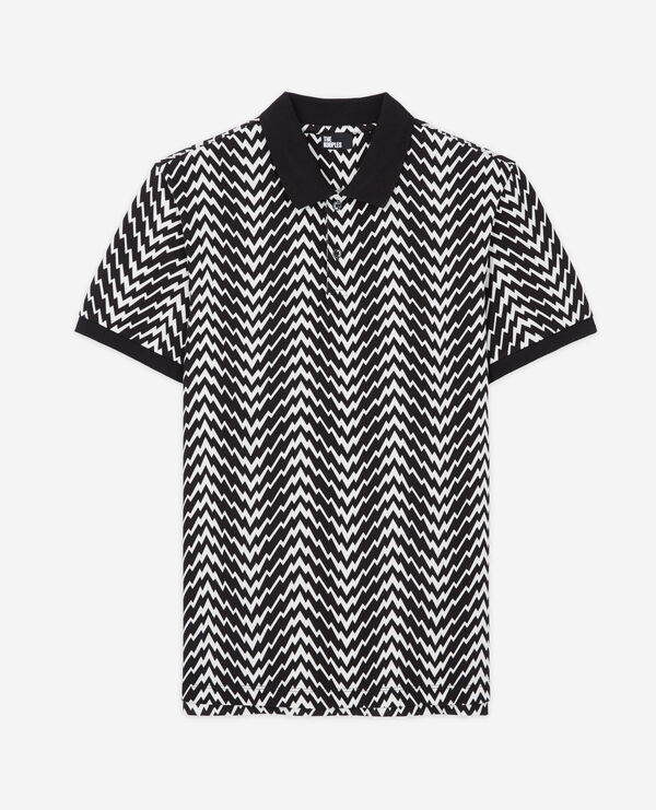 poloshirt mit print