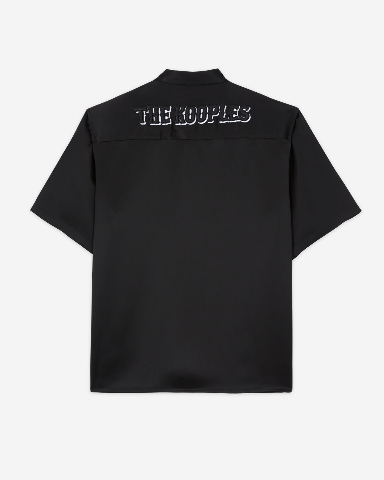 The Kooples HOMBRE BLACK camisa informal negra bordados