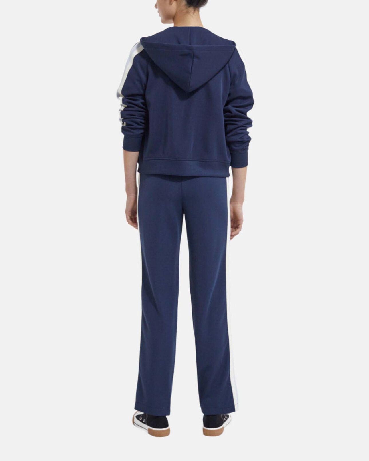 The Kooples WOMEN NAVY navy blue zip-up sweatshirt