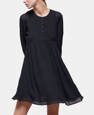 The Kooples FEMME BLACK robe courte noire