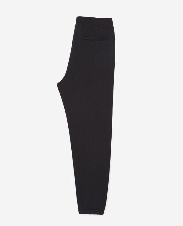 The Kooples MEN BLACK black jogging suit with print what is