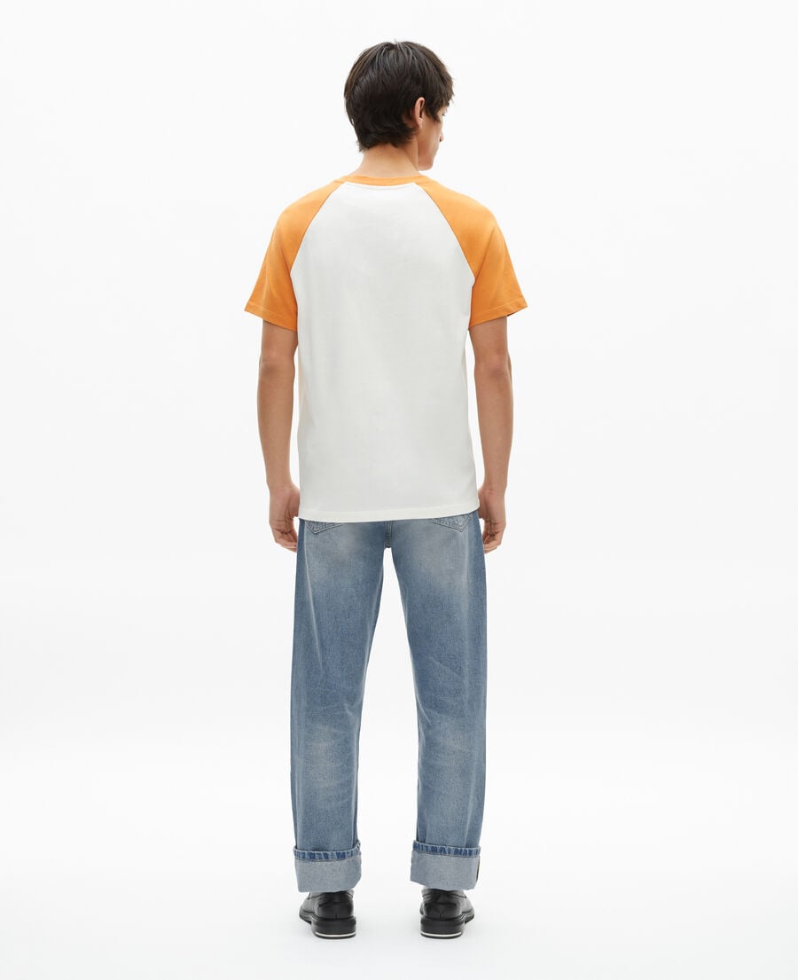 The Kooples HOMME ECRU t-shirt avec sérigraphie logo écru