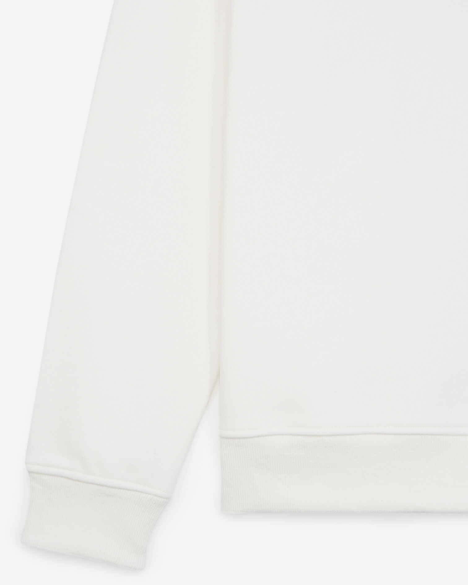 Sweat coton écru à fleurs brodées, OFF WHITE, hi-res image number null