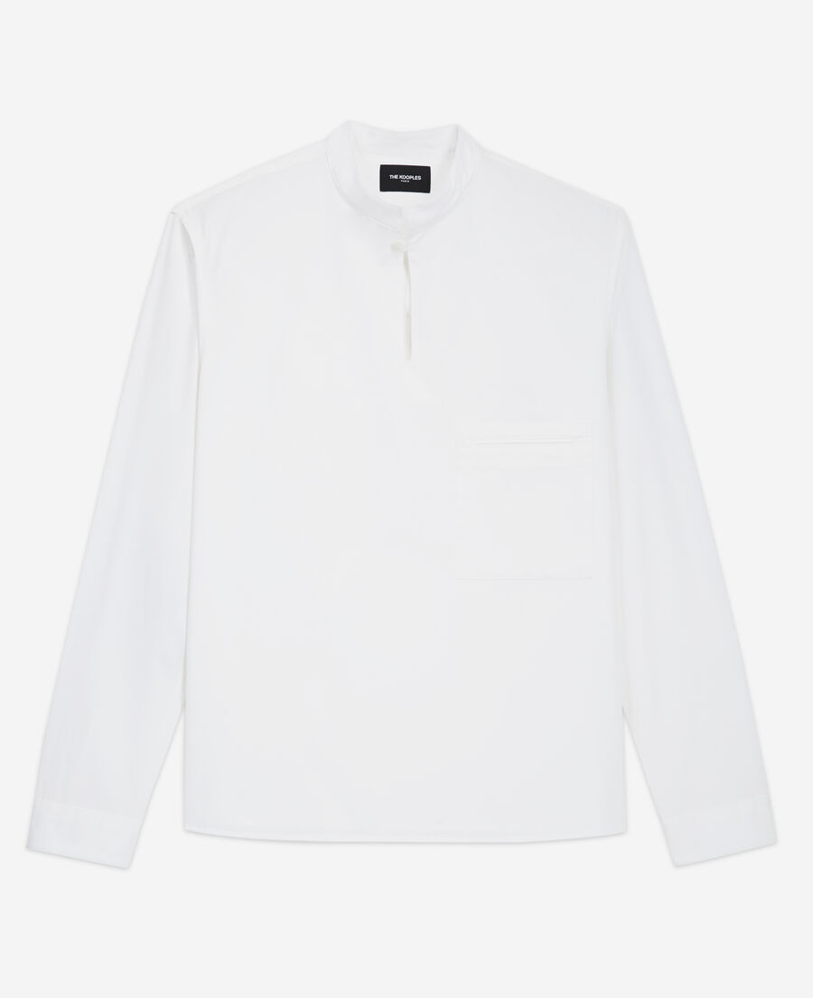 White cotton shirt | The Kooples - US