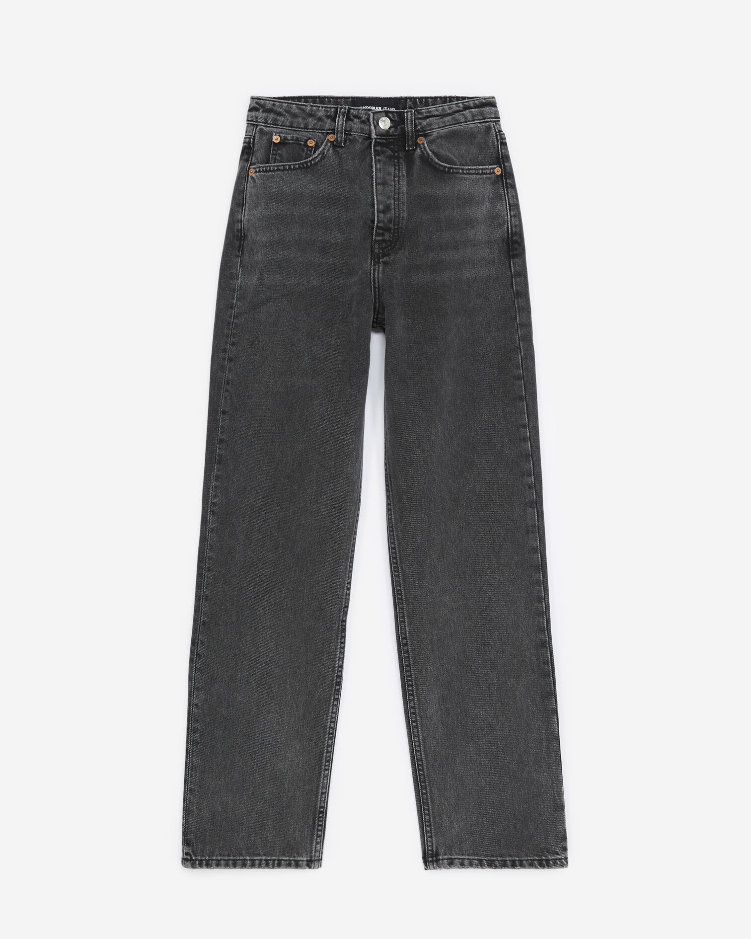 Faded black jeans with side pockets, BLACK WASHED, hi-res image number null