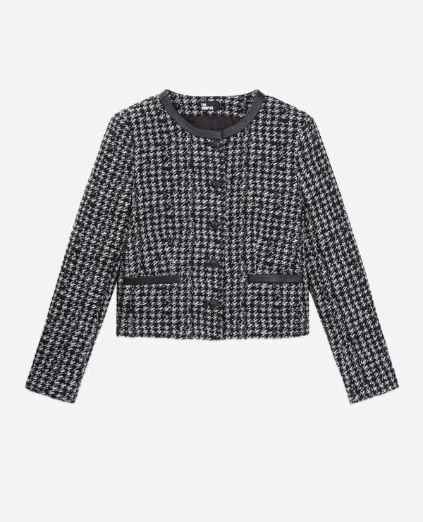 short black tweed jacket