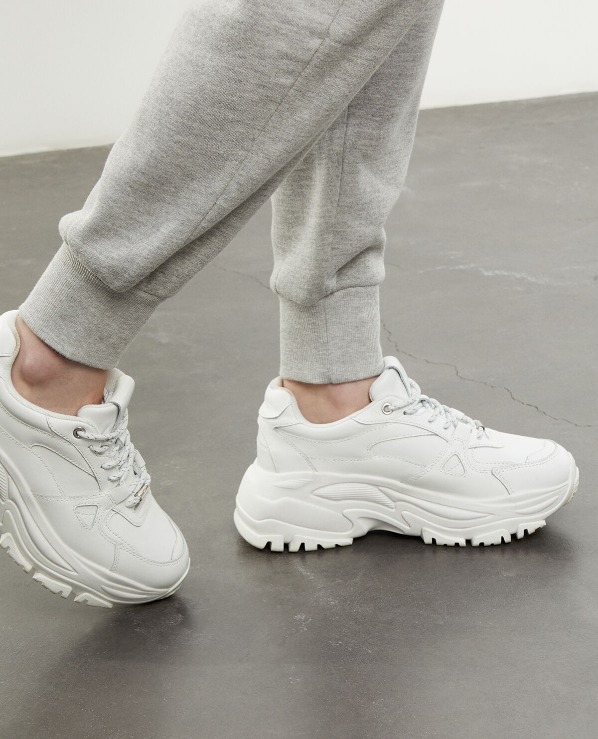Sneakers white platform online