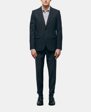 The Kooples H DARK GREY gray wool suit jacket