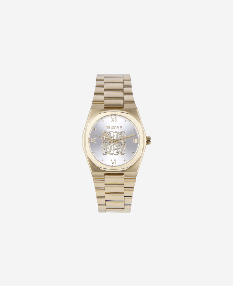 The Kooples MIXTA GOLD_01 reloj con monograma dorado