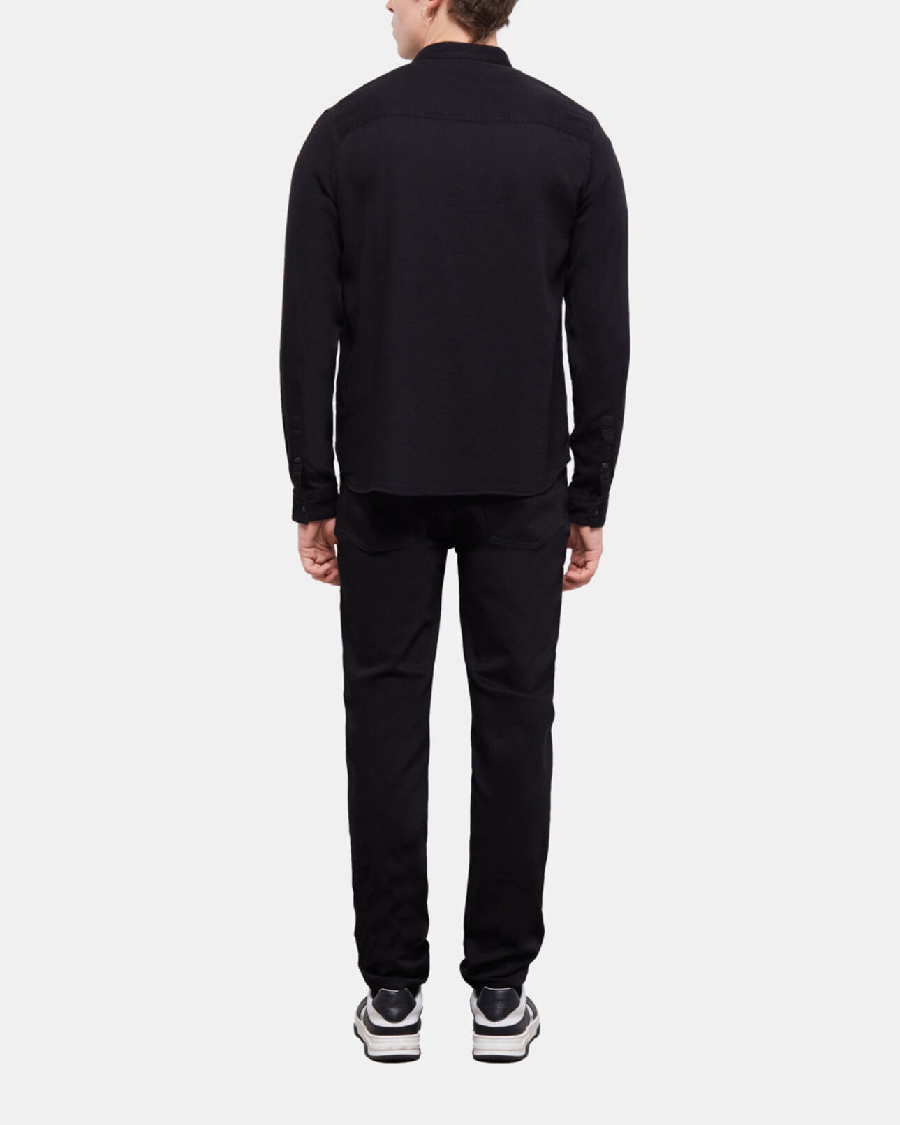 The Kooples HOMBRE BLACK camisa informal negra