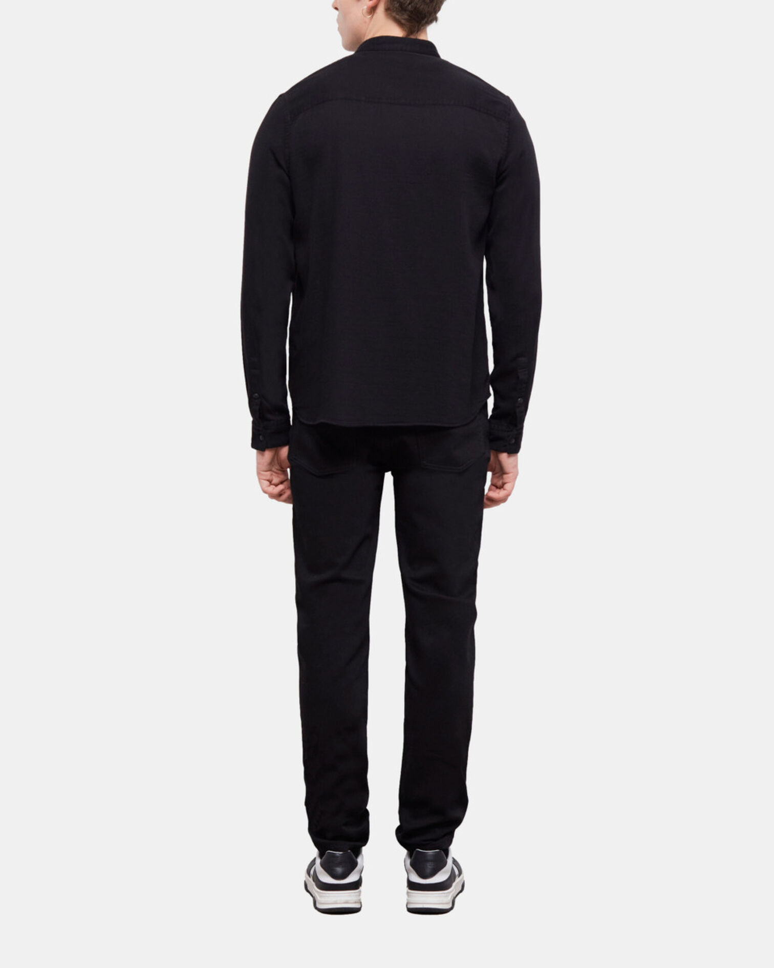 Camisa informal negra, BLACK, hi-res image number null
