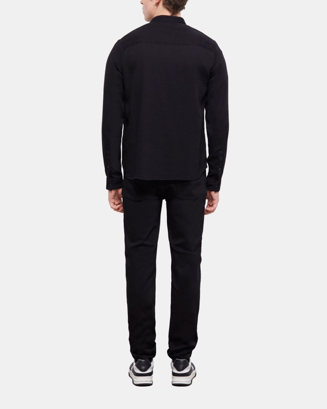 The Kooples HOMBRE BLACK camisa informal negra