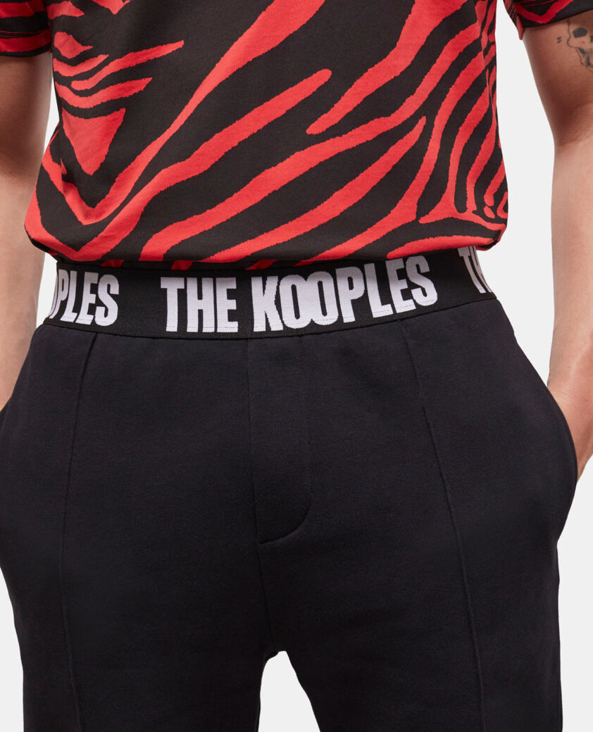 The Kooples HERREN BLACK schwarze hose mit the kooples logo
