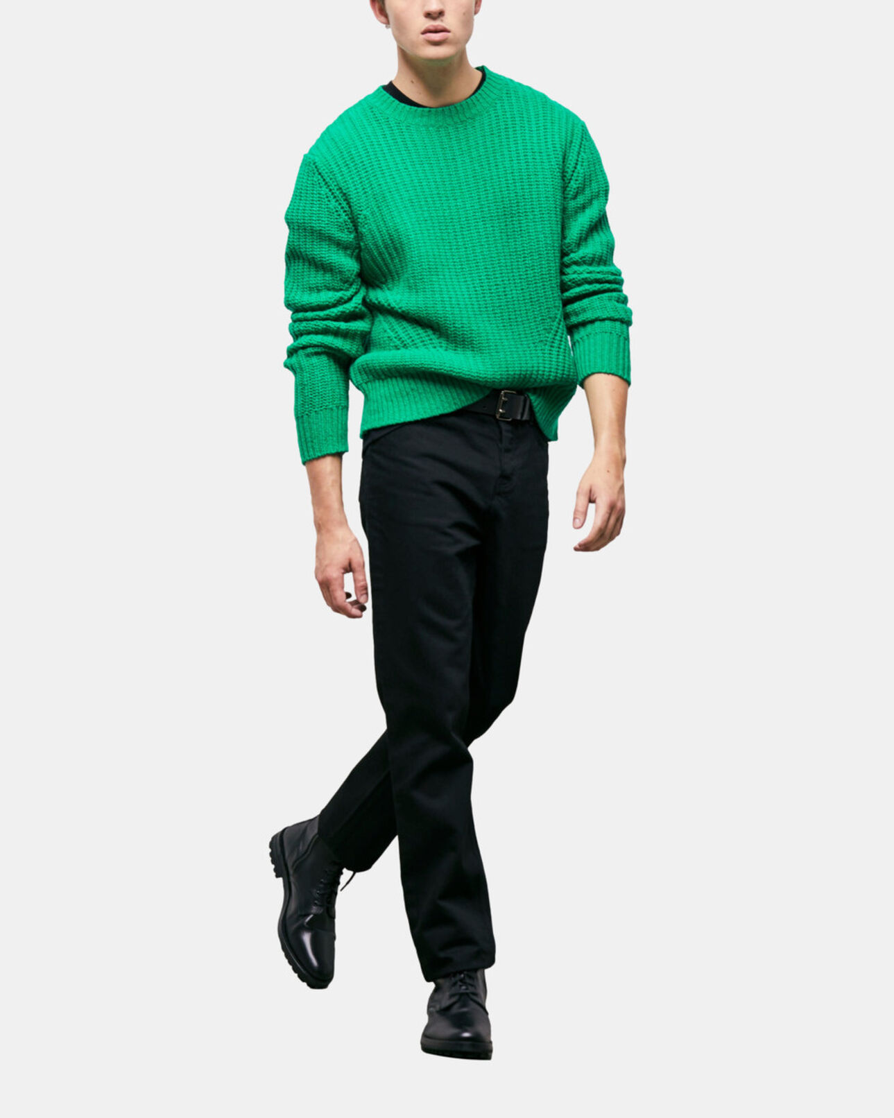 The Kooples MEN GREEN green knit sweater