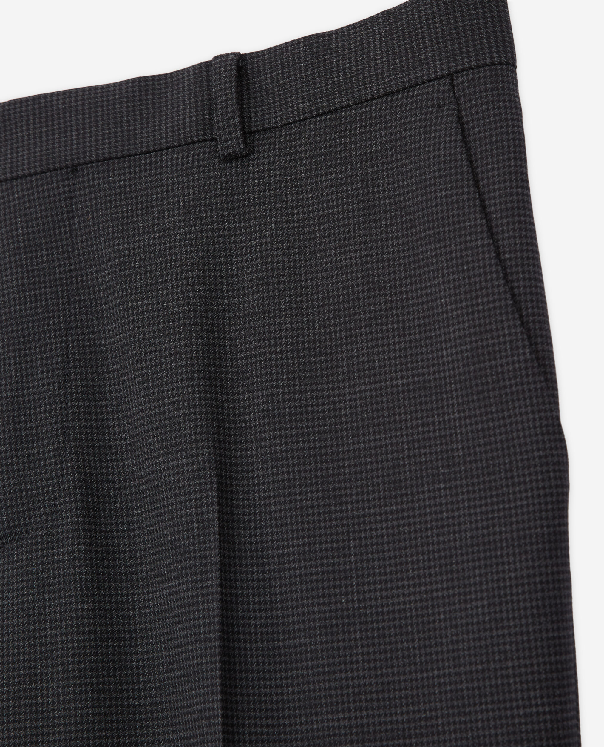 Pantalón traje lana pata gallo, BLACK GREY, hi-res image number null