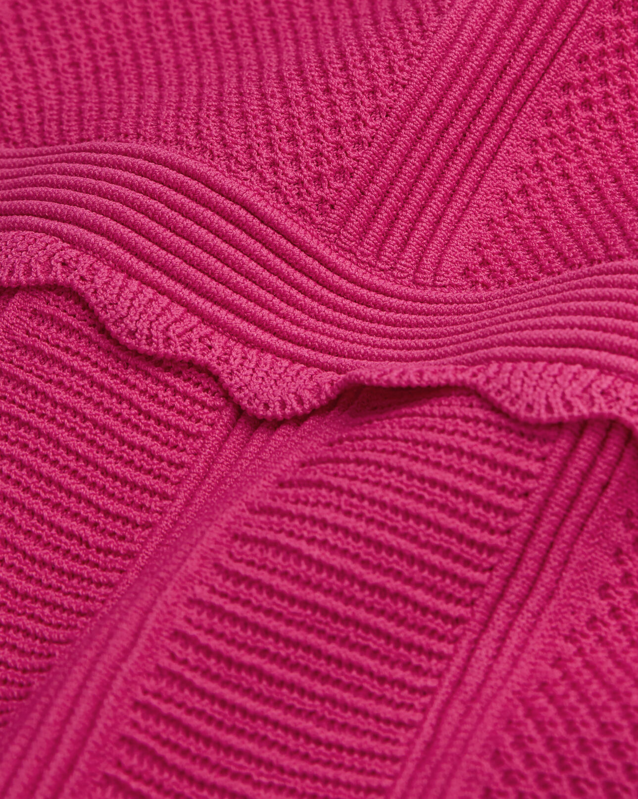 The Kooples WOMEN PINK short pink openwork knit dress