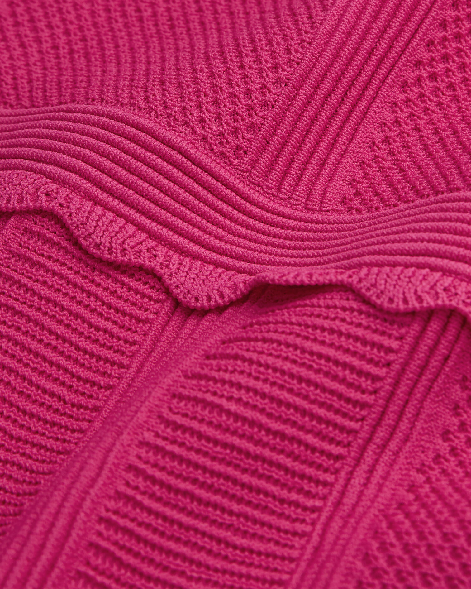 Short pink openwork knit dress, PINK, hi-res image number null