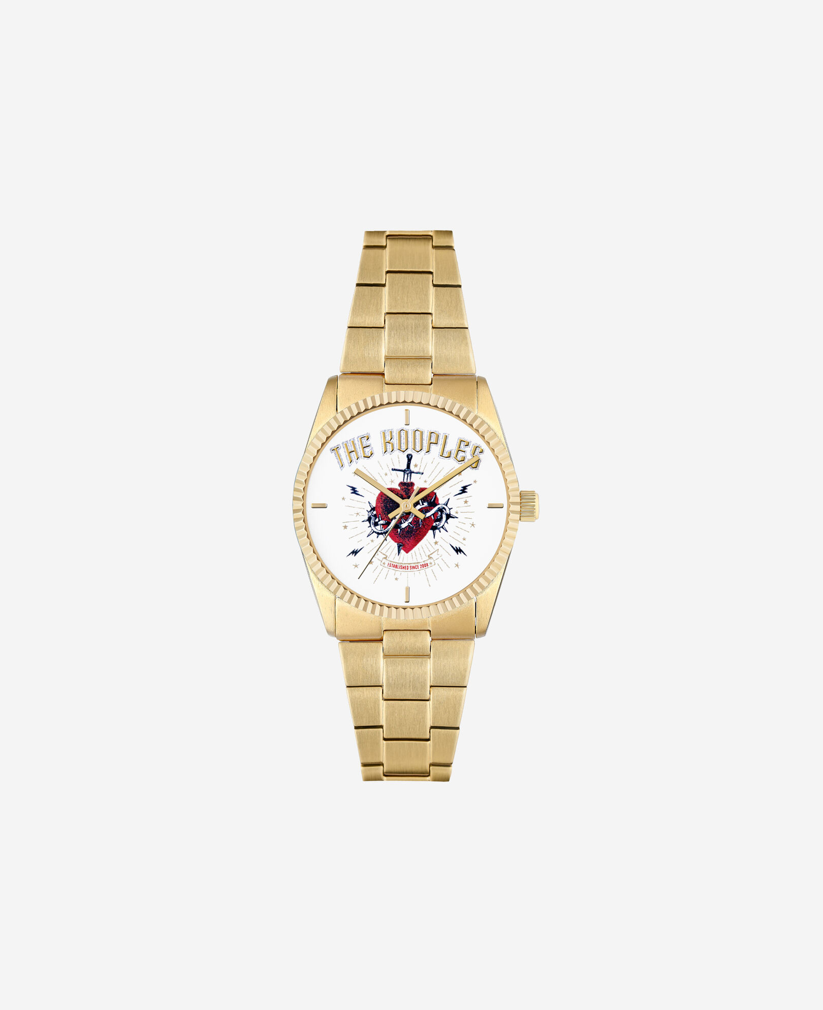 The Kooples MIXTE GOLD montre heart - dagger