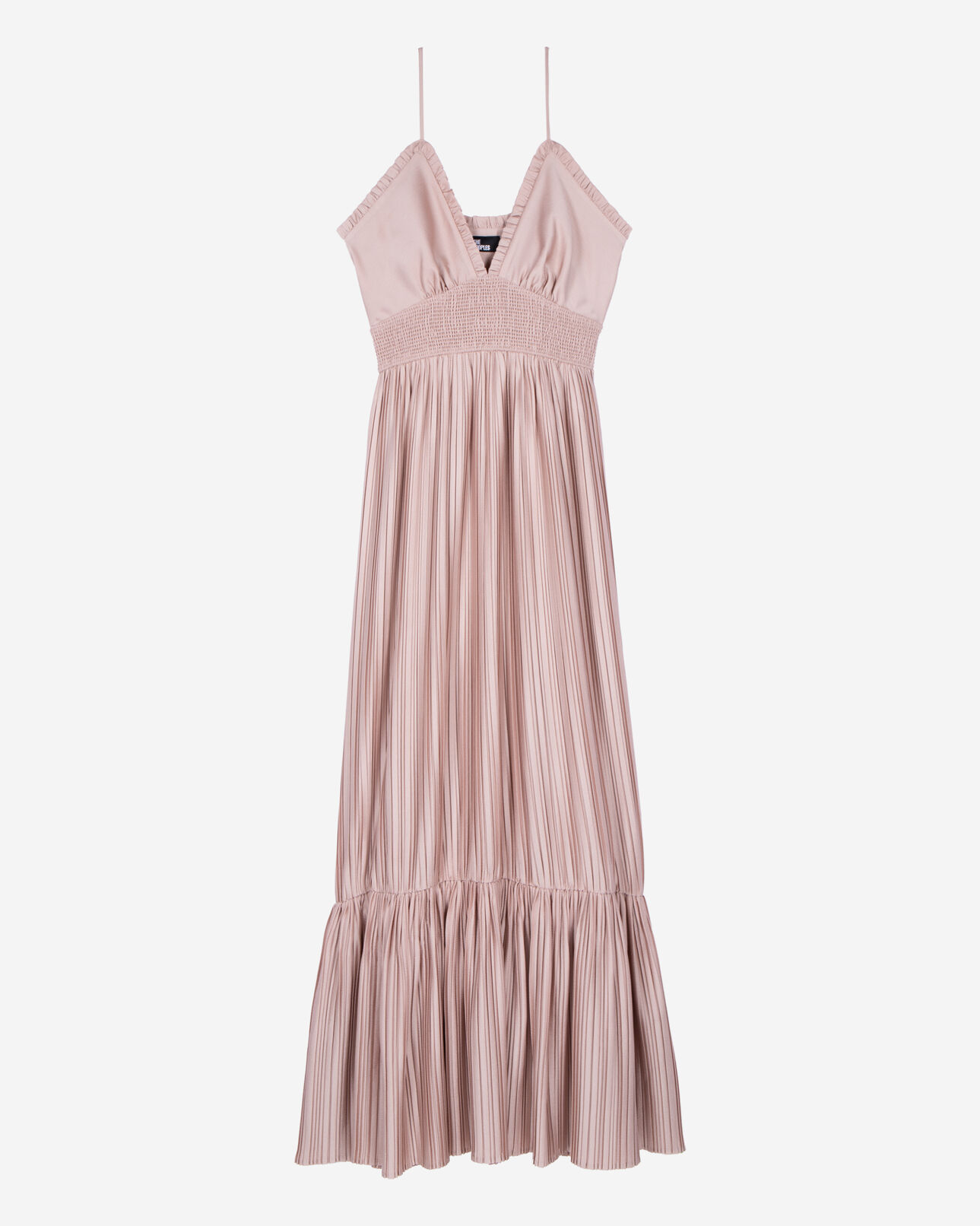 The Kooples F LILA long pink dress