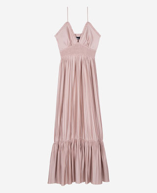 The Kooples FEMME LILA robe longue rose