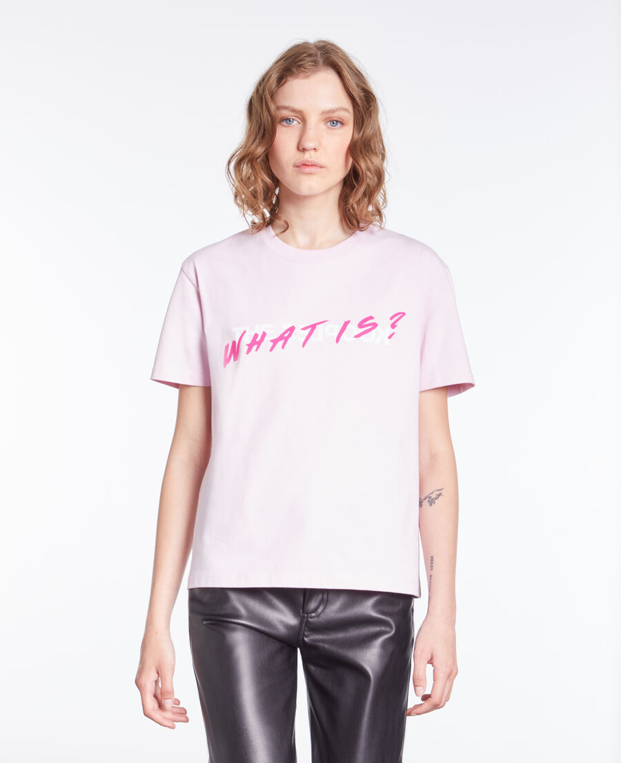 women's pink what is t-shirt