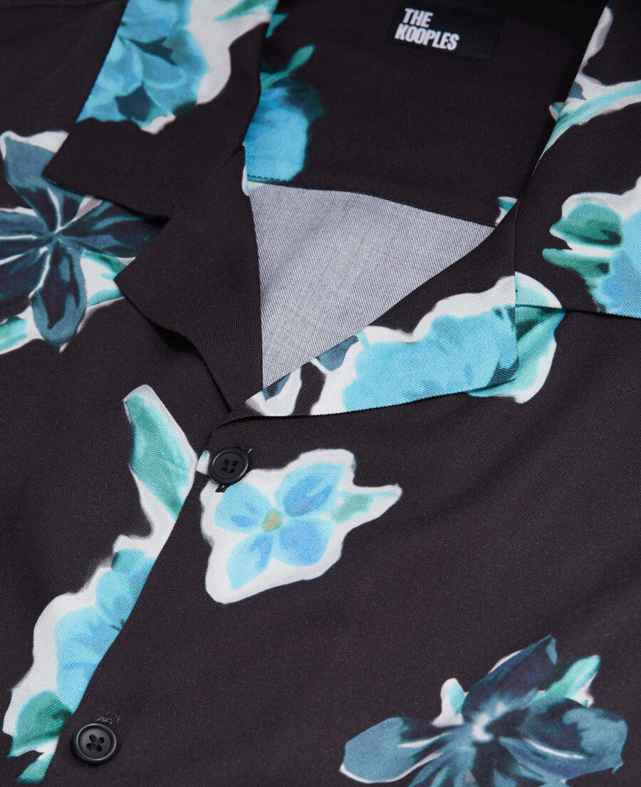 chemise imprimée manches courtes