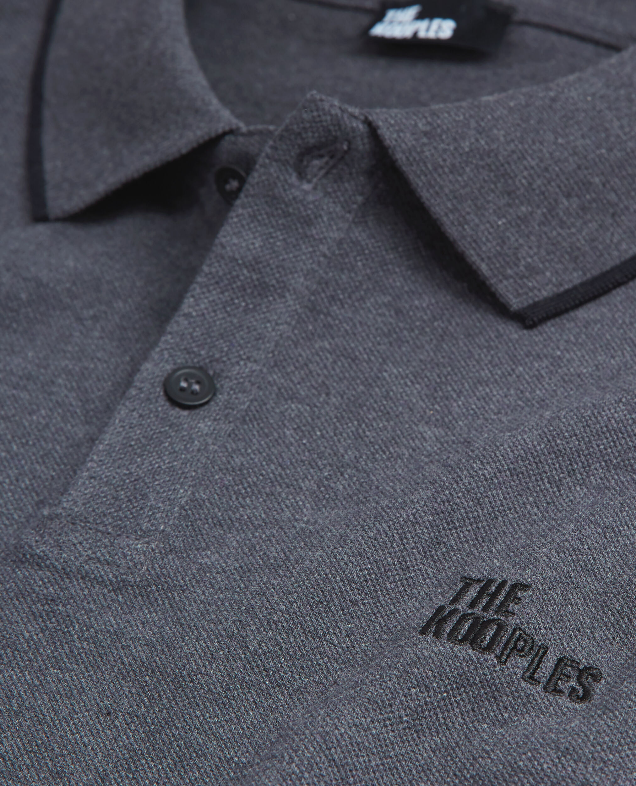 Poloshirt grau, ANTHRACITE MELANGE, hi-res image number null