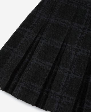 The Kooples WOMEN NAVY short navy pleated skirt