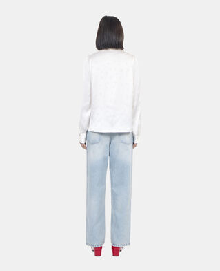 The Kooples F ECRU ecru jacquard shirt
