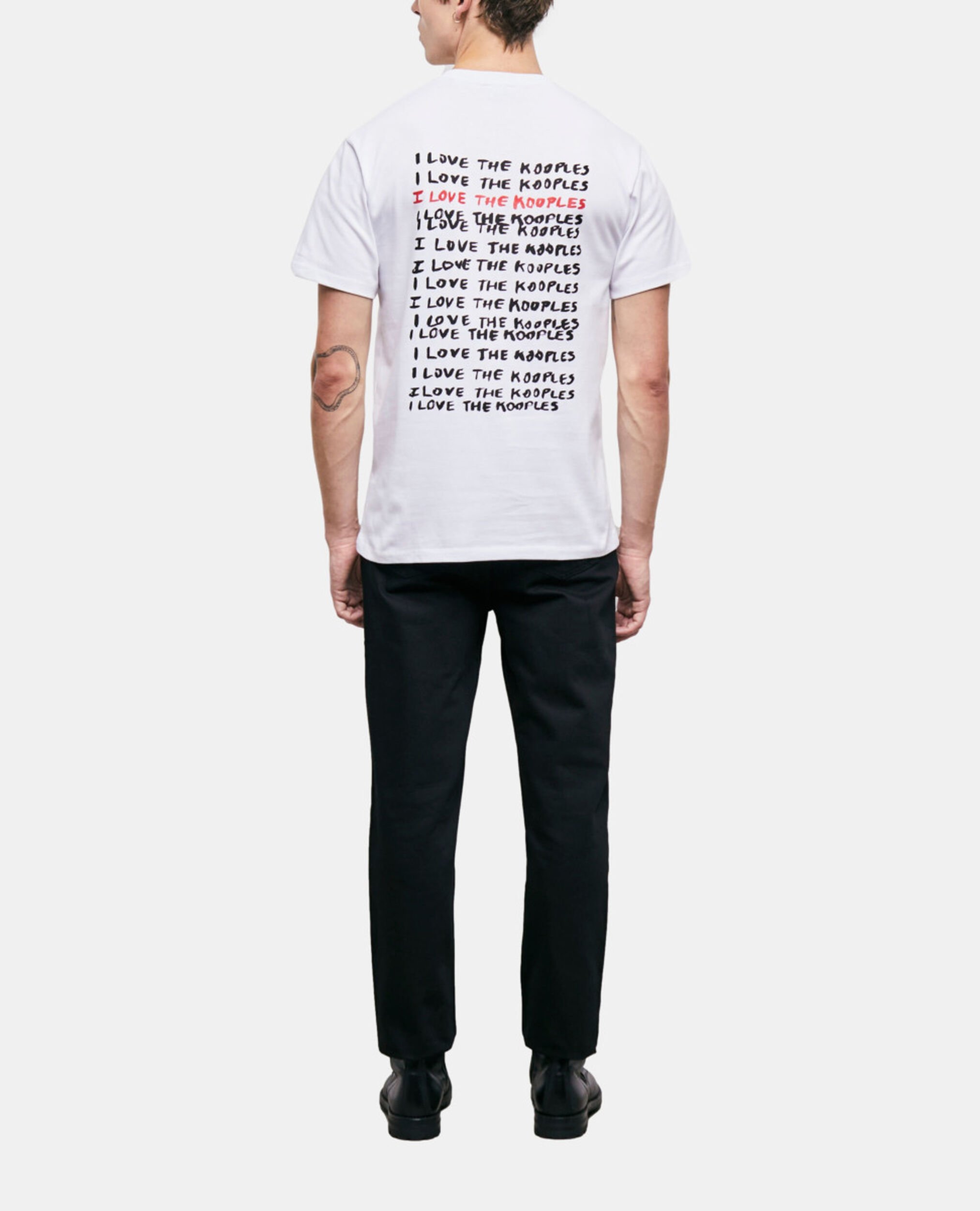 Men's i love kooples white t-shirt, WHITE, hi-res image number null