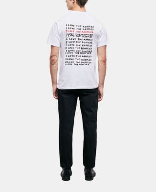 The Kooples MEN WHITE men's i love kooples white t-shirt