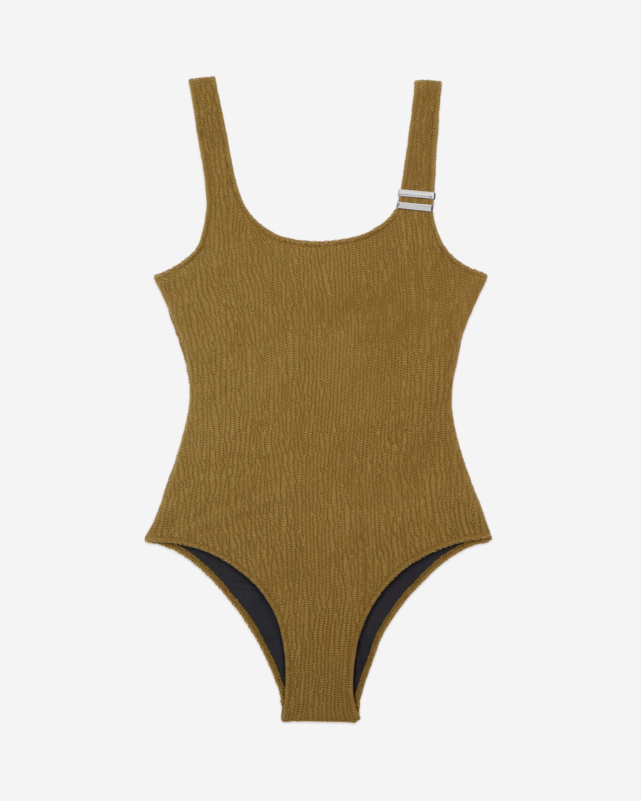 The Kooples FEMME KAKI maillot de bain the kooples x luz une pièce bretelles kaki