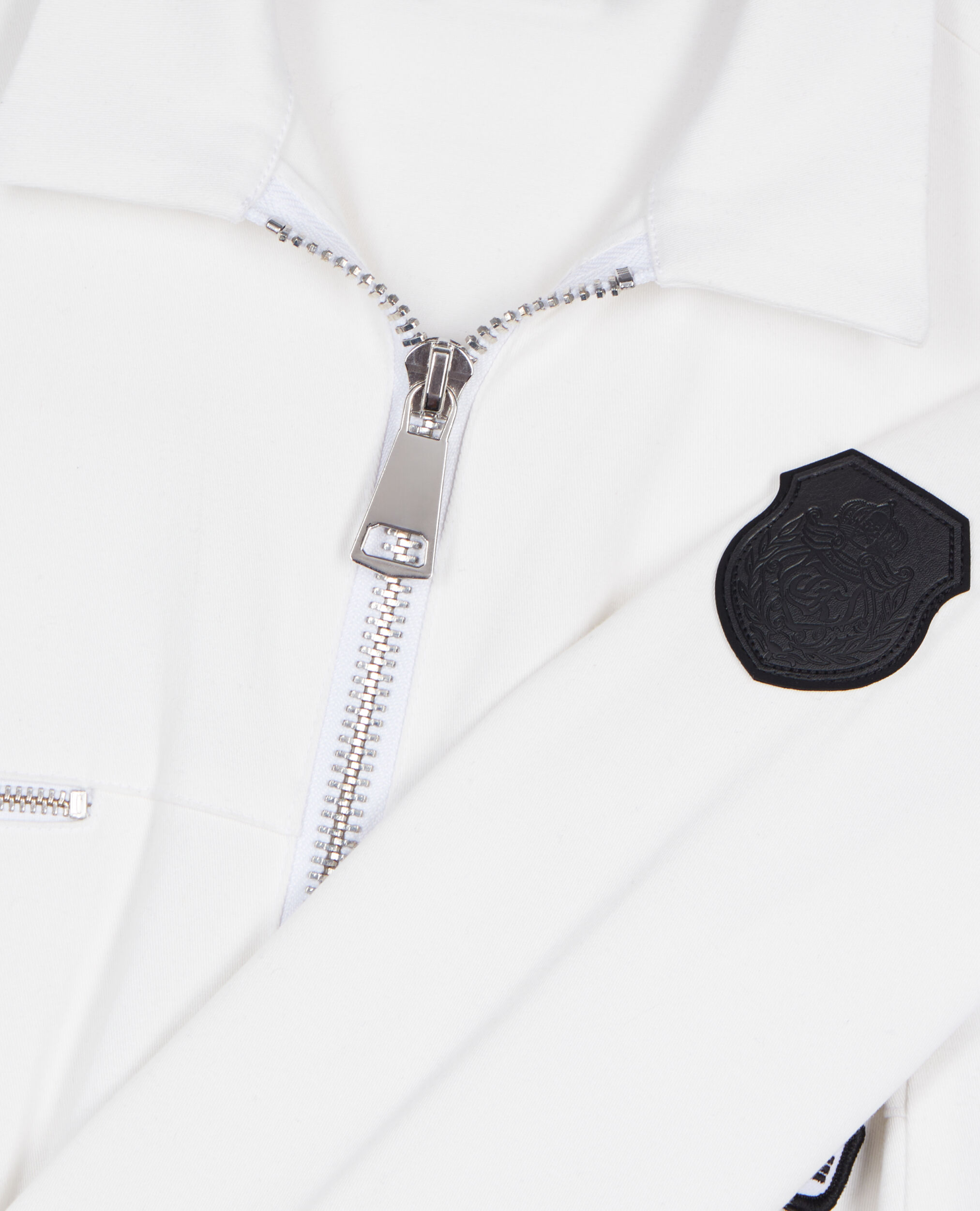 All white polo jumpsuit new arrivals