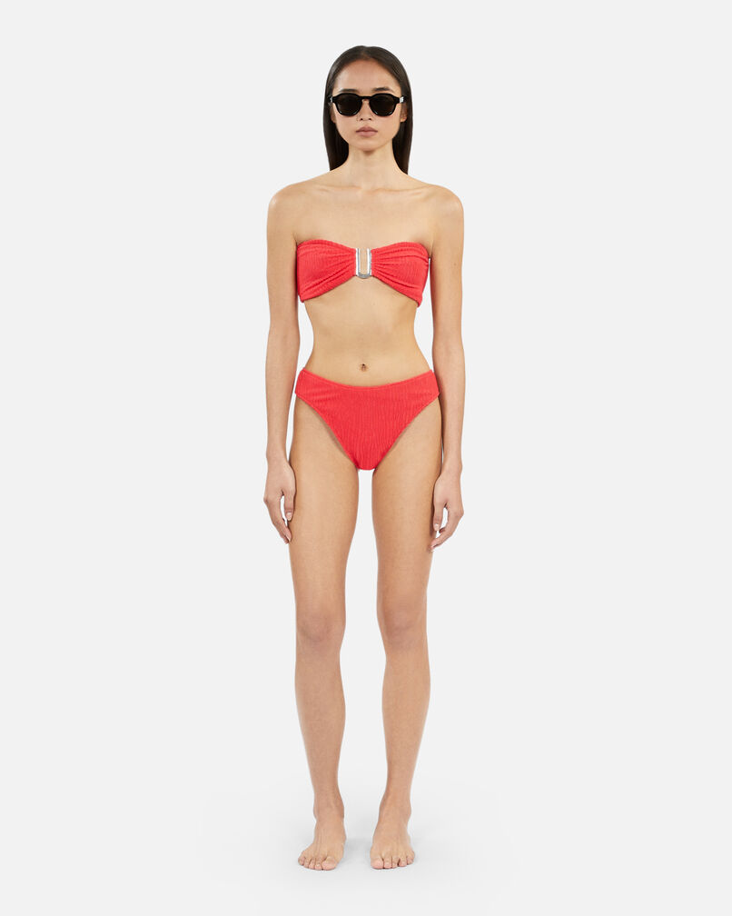 The Kooples FEMME RED bas de maillot de bain the kooples x luz échancré rouge