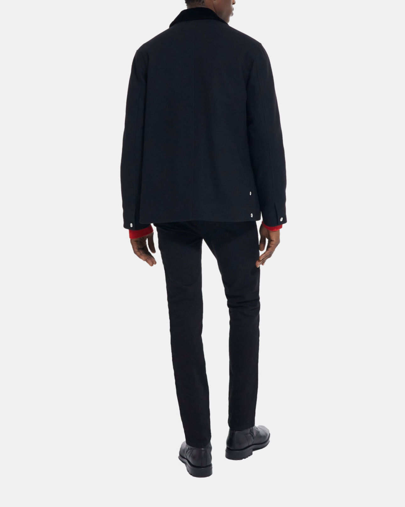 The Kooples HERREN BLACK schwarze karierte jacke
