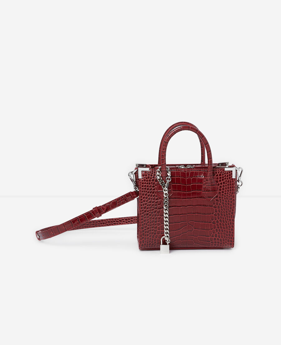 medium burgundy ming bag