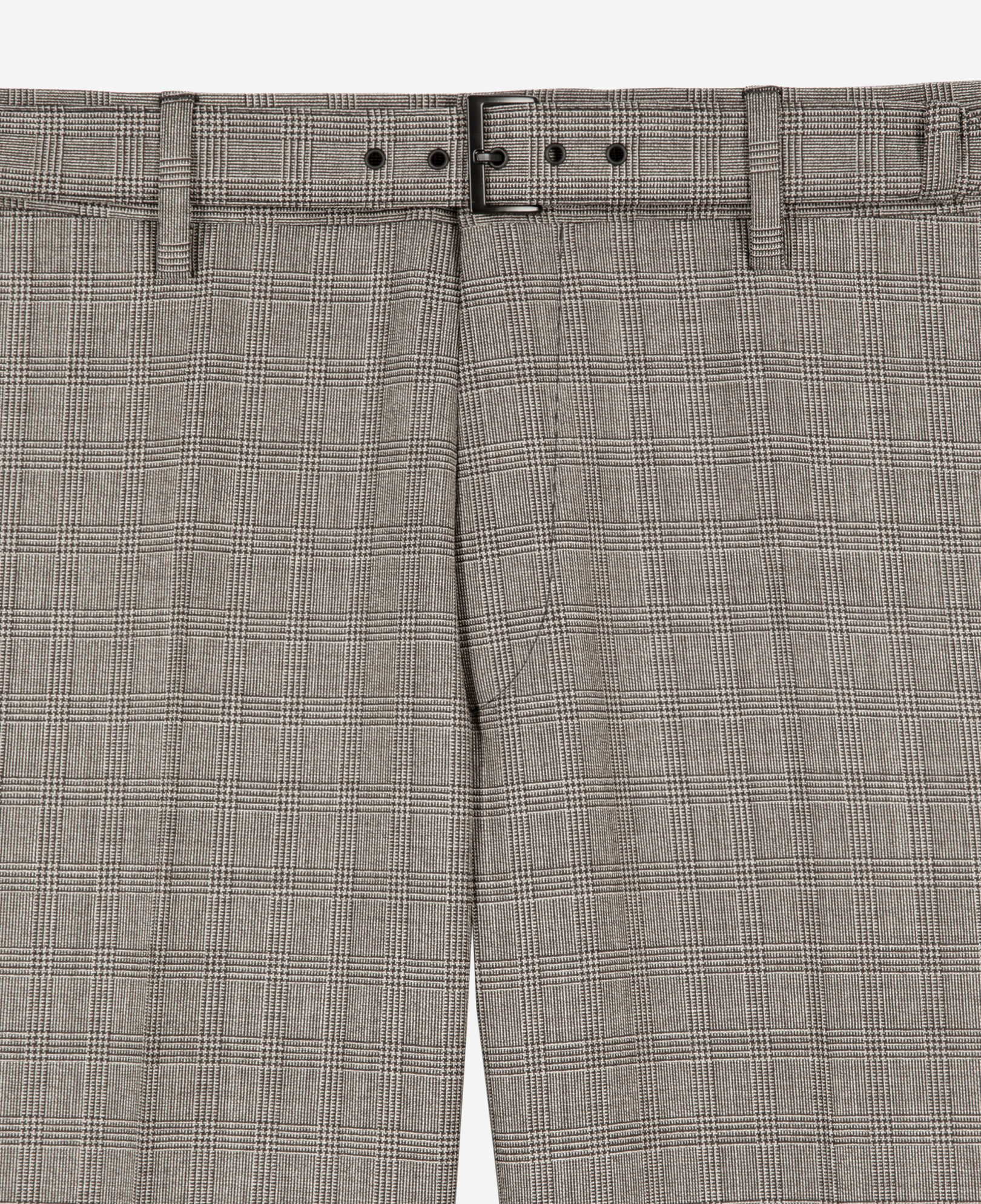 The Kooples HERREN BEIGE MELANGE beige anzughose aus prince-of-wales-wolle