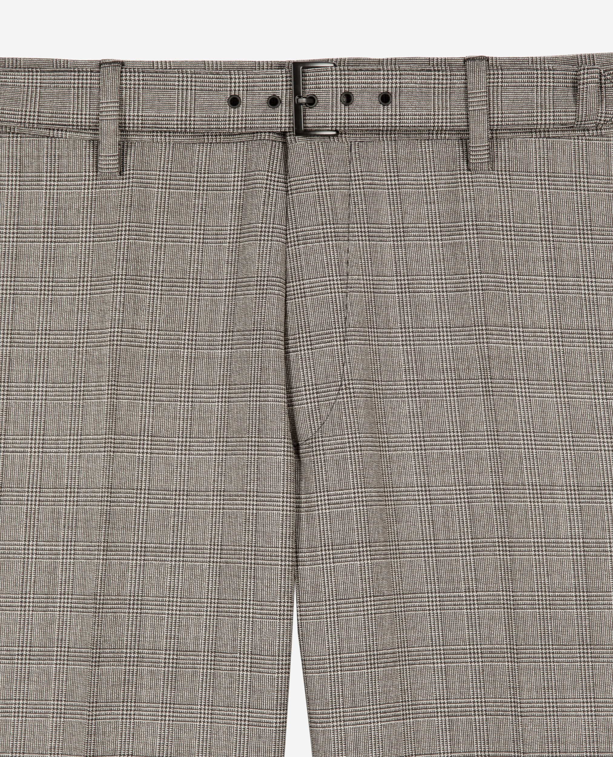 Beige Anzughose aus Prince-of-Wales-Wolle, BEIGE MELANGE, hi-res image number null