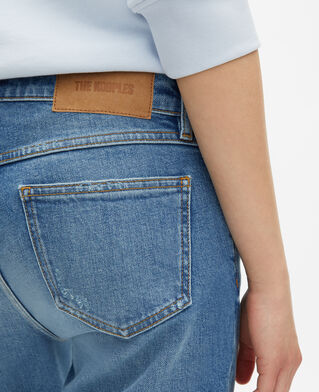 The Kooples FEMME BABY BLUE jean slim long bleu clair