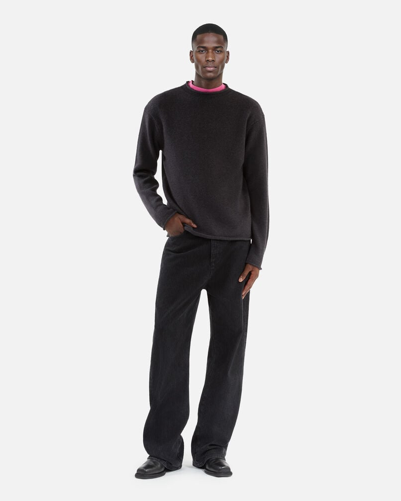 The Kooples HOMME MIDDLE GREY MEL pull en laine gris