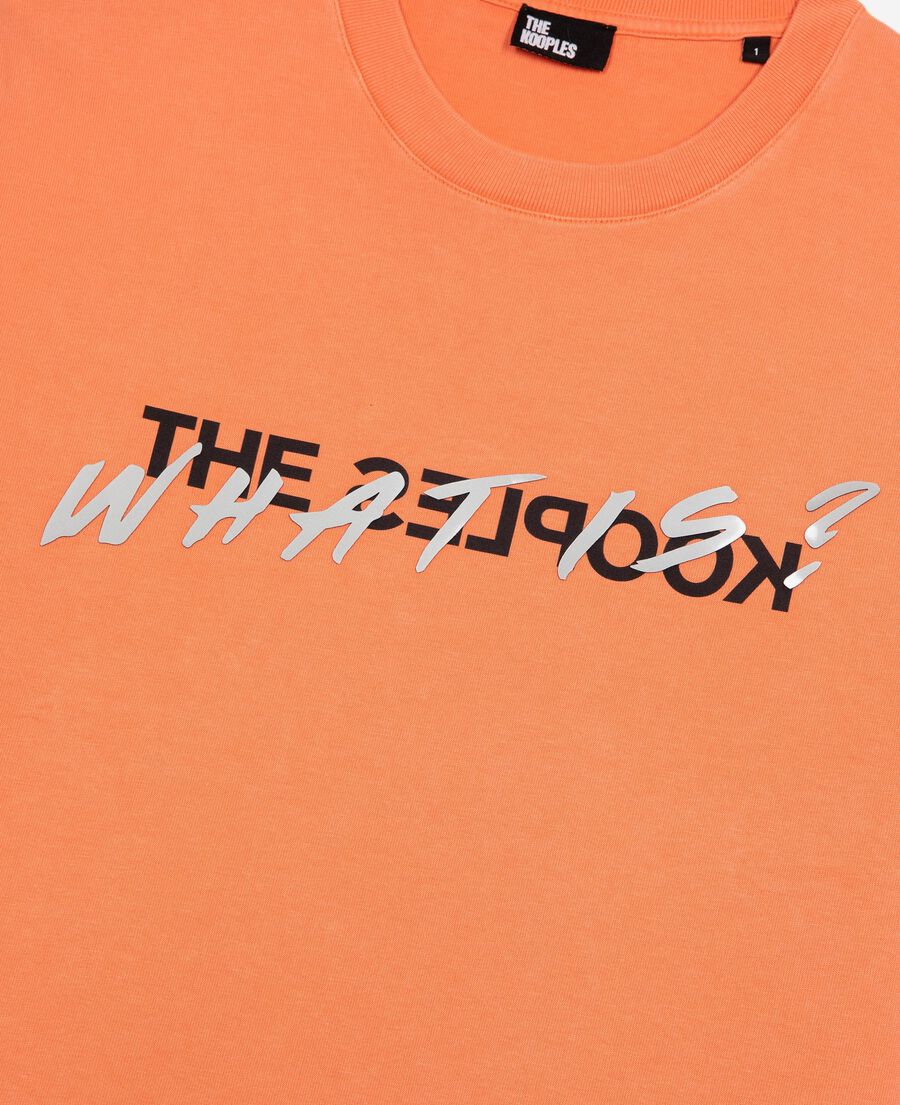 The Kooples WOMEN ORANGE FLUO what is orange t-shirt
