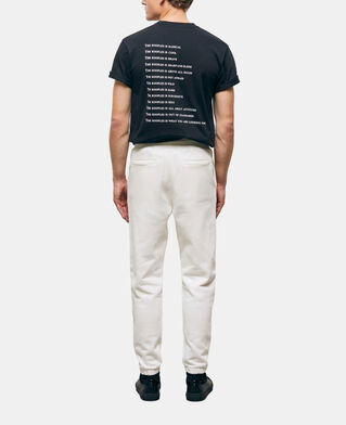 The Kooples H ECRU ecru joggers with what is print