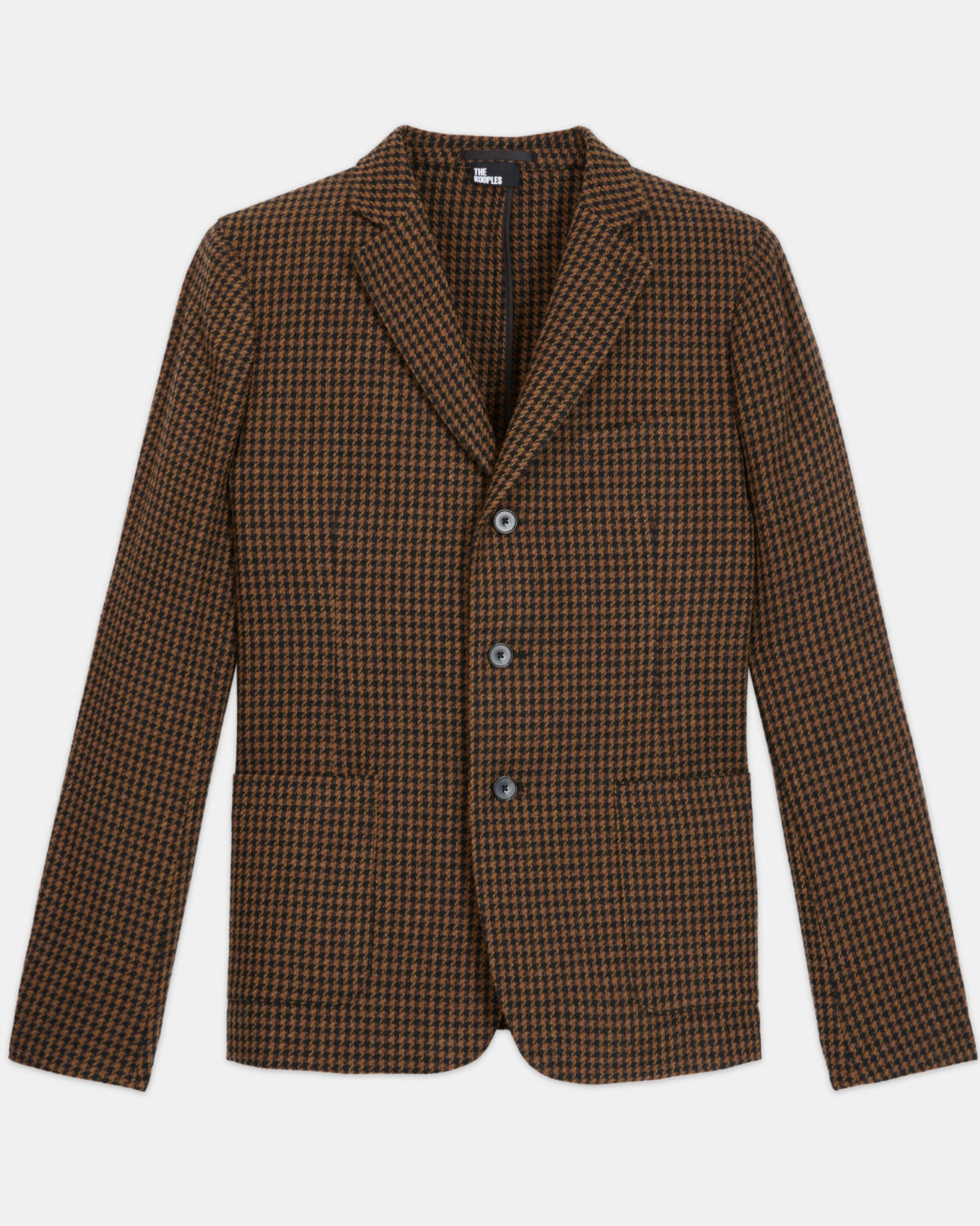 The Kooples HOMME BLACK BROWN veste à motifs