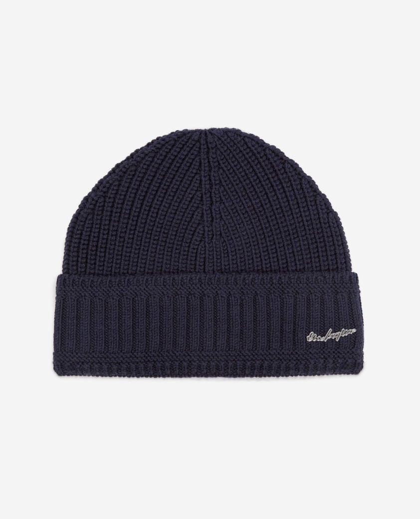 The Kooples UNISEX DARK BLUE blaue mütze aus wolle
