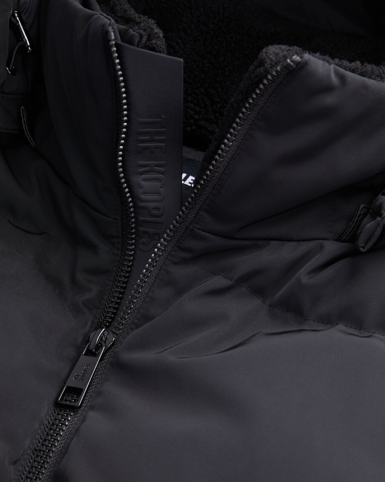 The Kooples HOMBRE BLACK anorak negro capucha sin mangas