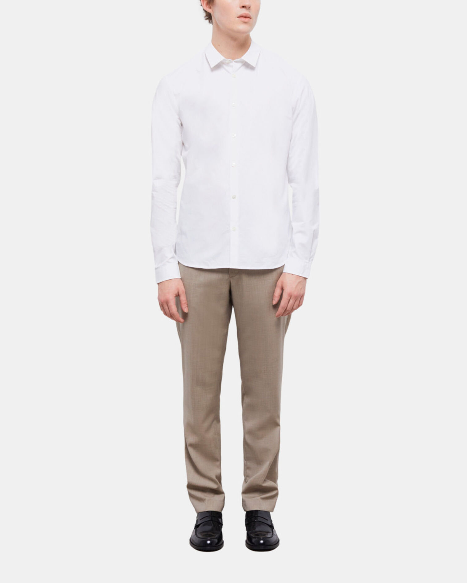 Formal white shirt, WHITE, hi-res image number null