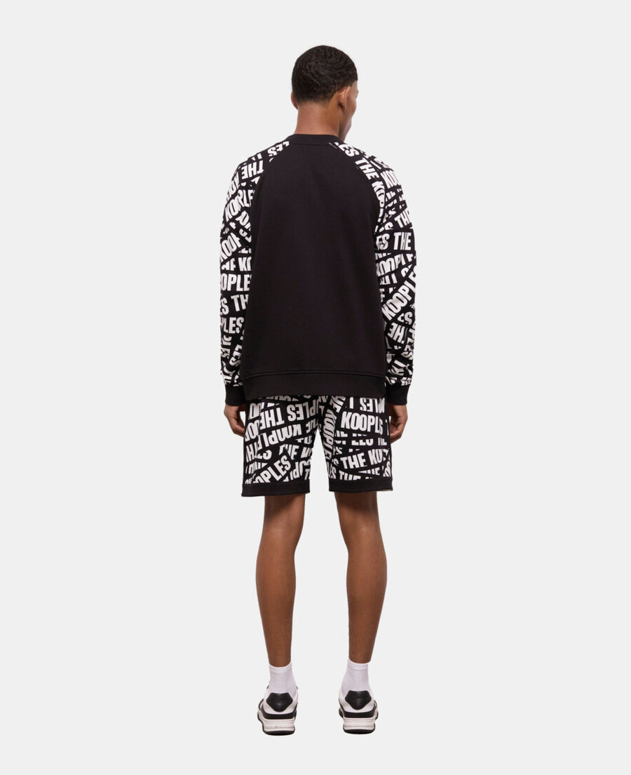 chaqueta chándal negra tape logotipo