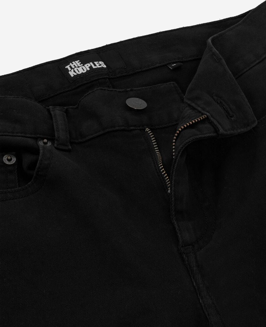 The Kooples FEMME BLACK jean slim long noir