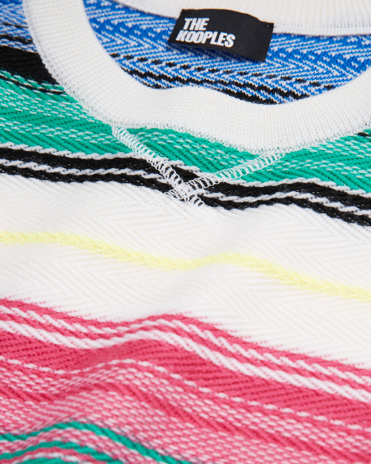The Kooples HOMME MULTICOLOR pull imprimé en laine