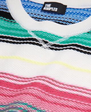 The Kooples H MULTICOLOR wool printed sweater